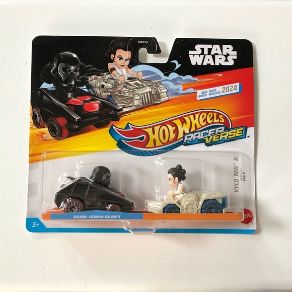 Hot Wheels Racer Verse x Star Wars 2-Pack: Kylo Ren and Rey - BRAND NEW!! - Picture 1 of 5